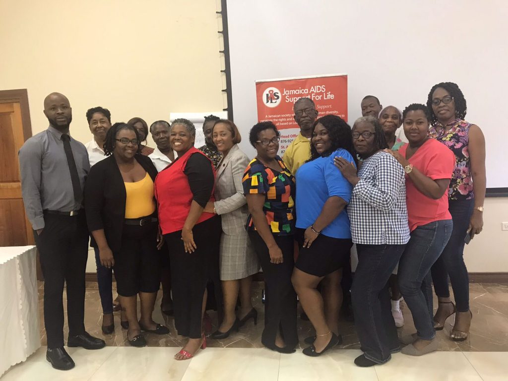 Justices of the Peace sensitization with the Jamaica AIDS support for Life